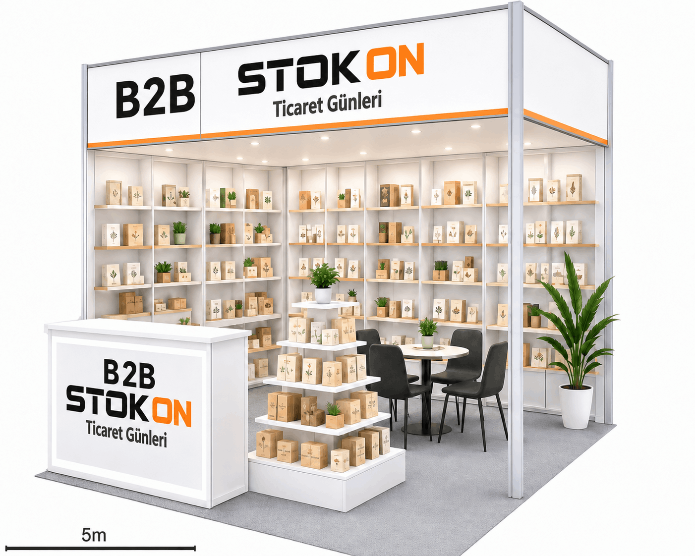 Küçük Sunum Alanı — STOK ON stant görseli