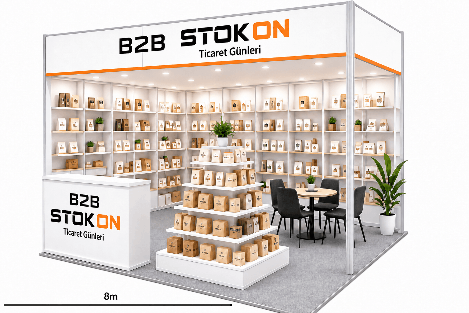 Büyük Sunum Alanı — STOK ON stant görseli